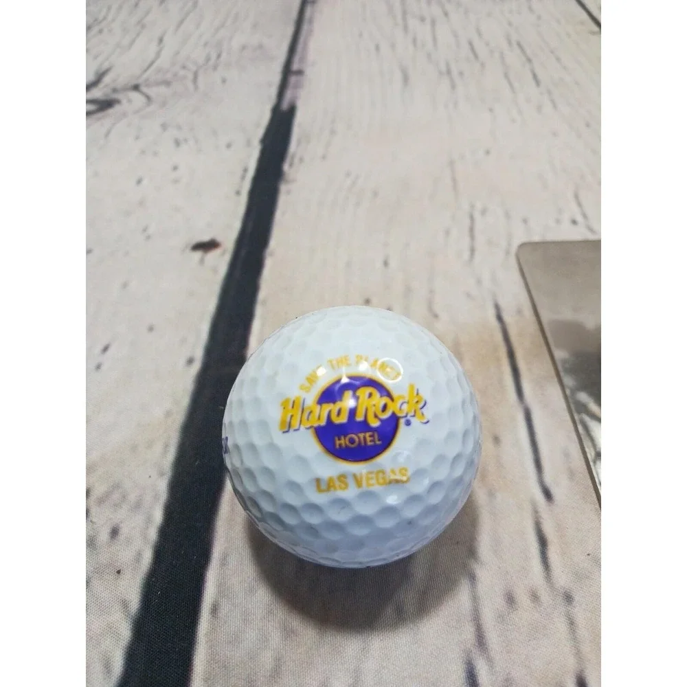 Hard Rock Hotel Las Vegas Golf Ball+ Golf Bag Paper Clip Set Casino Souvenir Lot